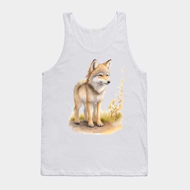 Young Wolf Tank Top by DeVerviers